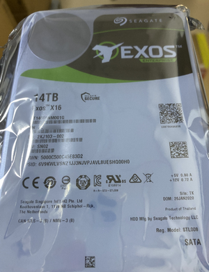 希捷14T SATA ST14000NM001G企業(yè)級硬盤