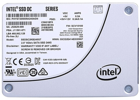 Intel S4610 1.92T SATA SSDSC2KG019T801服務器SSD