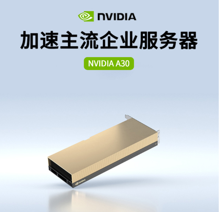 A30 24G GPU NVIDIA Tesla PCI-E AI深度學(xué)習(xí)訓(xùn)練推理加速HPC顯卡