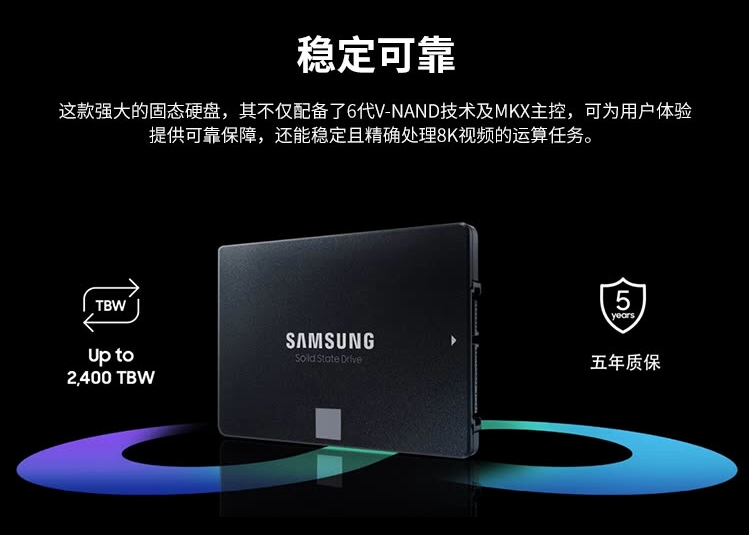 三星860EVO 1T MZ-76E1T0B/CN固態(tài)硬盤批發(fā)