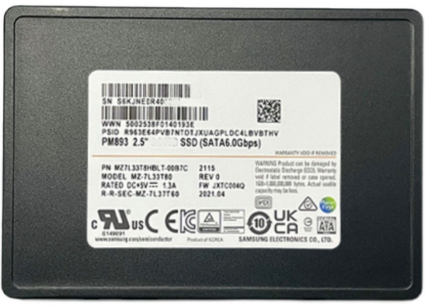 PM893 240G三星企業(yè)級固態(tài)硬盤